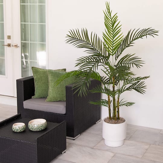 5ft. Potted UV Resistant Areca Palm Tree